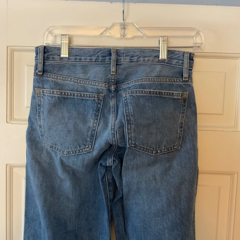 Madewell The Low-Rise Loose Jean Midvale Wash Rigid Denim 23 NWT